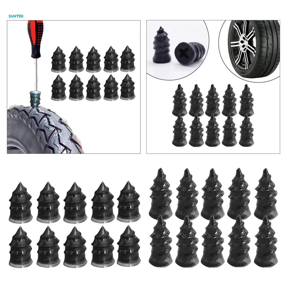 10Pcs Quick Repair Tool Vacuum Tyre Repair Rubber Nail for Car