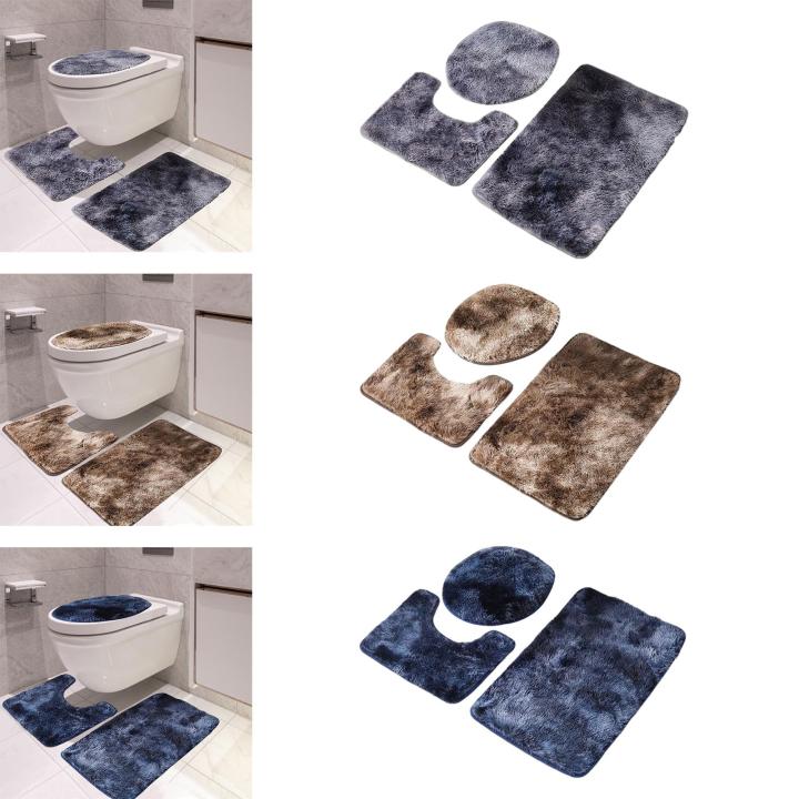 3%20Piece%20Shaggy%20Bath%20Mats%20Set%20for%20Bathroom%20with%20Toilet%20Cover%20Absorbent%20Large%20Bathroom%20Rug%20Sets%20for%20Bathroom%20Floor%20Tub%20Bath%20Room%20-%20Image%204