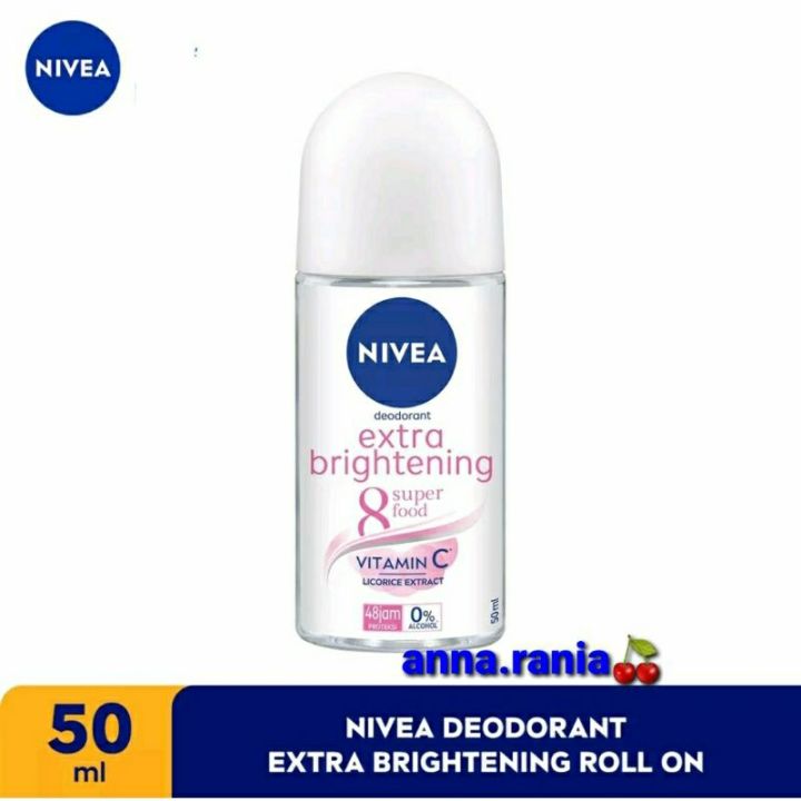 50%C2%A0ml%20NIVEA%20extra%20brightening%20Deodorant%20Roll%20on%20International%20Germany%20product%20used%20for%20female%20-%20Image%202