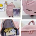 Embroidery Cute Cat Backpack Children Travel Shoulder Bags Personalized Name kids Schoolbag Girls Boys Birthday Gifts Backpack.