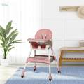 Baby High Chair Widen Seat Portable Highchair for Napping Feeding Relaxation. 