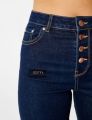 Ladies High waisted skinny jeans blue. 