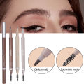 Waterproof Liquid Eyebrow Pencil Long Lasting Sweat-proof Black Brown Outline Lying Silkworm Eeyeliner Pen Eyes Makeup Cosmetic. 
