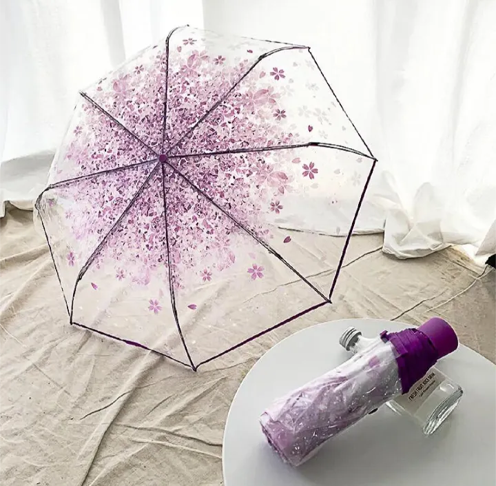 Fashionable%20Korean%20Transparent%203%20Fold%20Imported%20Umbrella%20-%20Image%202