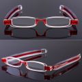 Eyeezi Folding Reading Glasses For Men Women 360° Rotating Portable Presbyopia Frame Male Degree Glasses Mini Lightweight Reader.