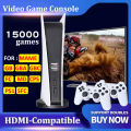 Video Game Console 64G Built-in 15000 Games Retro Game Console Wireless Controller Game Stick For PS1/GBA/SFC/MAME Kid Xmas Gift. 