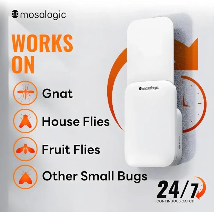 Mosalogic%20UVA%20Flying%20Insect%20Trap%20US%20Plug%20%E2%80%93%20Mosquito%20&%20Fly%20Catcher%20with%20Strong%20Glue%20Board,%20Silent%20Chemical-Free%20Indoor%20Insect%20Trap%20%7C%203%20Months%20Warranty%20-%20Image%207