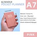 Durable Faux Leather Notebook 2025 Planner with Thick Paper Faux Leather Cover Smooth Writing No Ink Bleeding Ink-resistant Paper Perfect for Smooth Writing Journal. 
