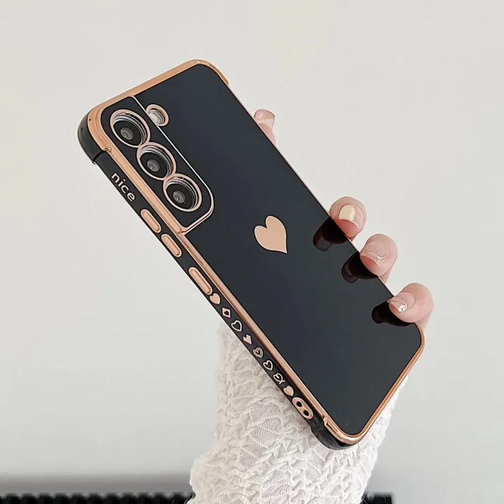 Luxury%20Plating%20Soft%20Case%20For%20Samsung%20Galaxy%20S24%20S23%20S22%20S21%20S20%20FE%20A53%20A23%20A13%20A52%20A14%20A54%20Love%20Heart%20Shockproof%20Cover%20-%20Image%203
