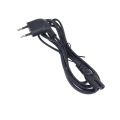 Iec C7 Figure 8 Power Cable Eu 2 Prong Right Angle European Cable Power Supply Cord For Power Supply Led Tv Lap. 