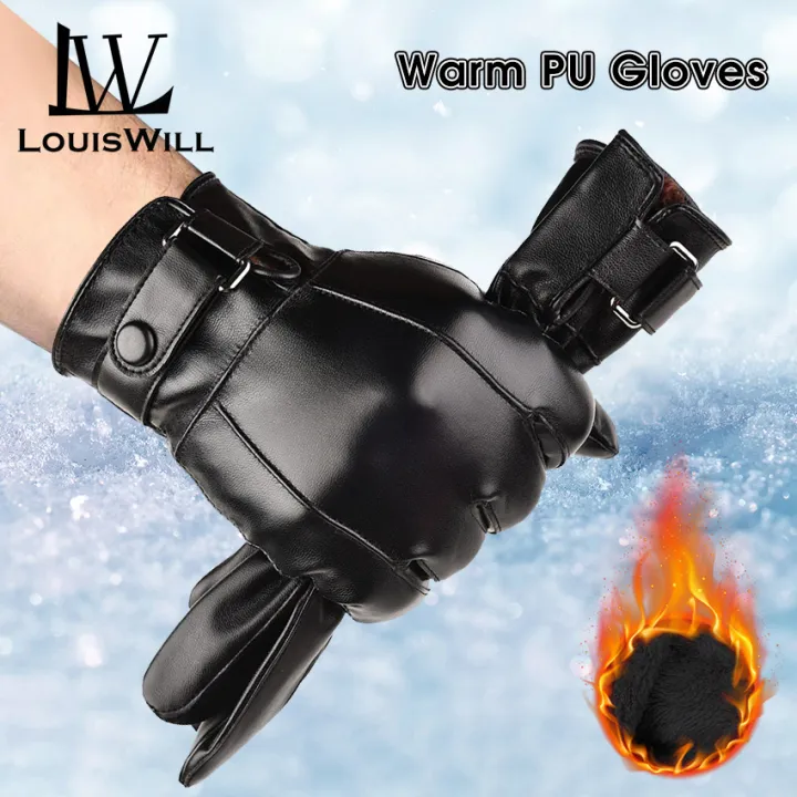 LouisWill%20Men's%20Cycling%20Gloves%20Winter%20Warm%20Fashion%20Waterproof%20Gloves%20Men%20Faux%20Leather%20Driving%20Gloves%20Thin%20Leather%20Gloves%20for%20Touch%20Screen%20for%20Motorcycle%20Cycling%20Riding%20Snow%20Sports%20-%20Image%202