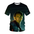 Funny design printing T-shirt actor Nicolas Cage 3D printed streetwear men women fashion oversized T shirt hiphop tees tops 6XL. 