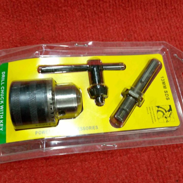 Rotary%20Hammer%20Drill%20Chuck%20Adapter%201.5-13mm%201/2"%2020UNF%20Thread%20With%20SDS%20Plus%20Quick%20Change%20Drill%20Chuck%20Adapter%20SDS%20Plus%20Shank%20With%20Wrench%20Chuck%20Key%20Drills%20&%20Drivers%20-%20Image%202