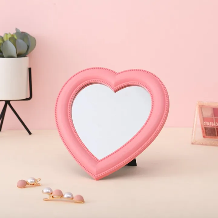 2023Mini%20Love%20Makeup%20Mirror%20Desktop%20Makeup%20Mirror%20Wall%20Mount%20Dual%20Purpose%20Makeup%20Mirror%20Decorate%20Christmas%20Heart-shaped%20Mirror%20-%20Image%208