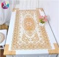 Free Delivery 58x148CM Maple Leaf Golden Cheap PVC Tablecloth Tea Cup Mat Cover Runner Water Oil Proof Dining Kitchen Antependiu. 