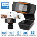 HD 720P Webcam Laptop Desktop PC Digital Web Camera Noise Cancelling Mic 30FPS. 