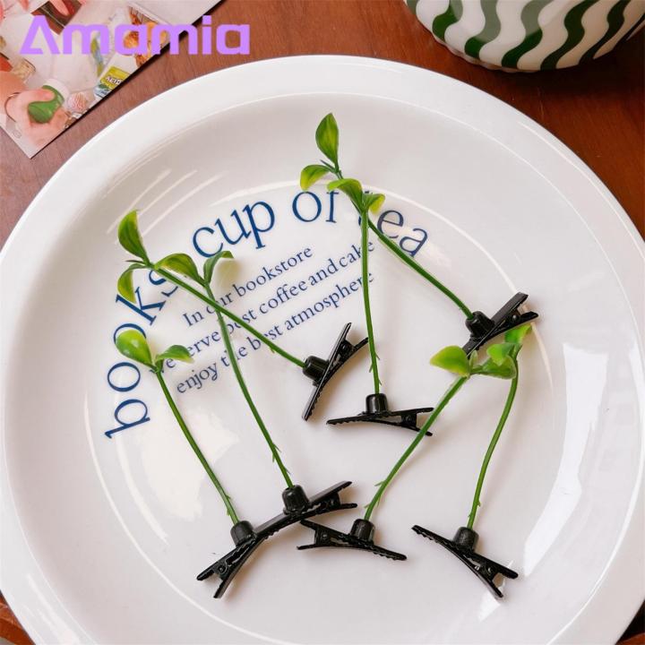 Amamia%20Hair%20Grip%20Wear-resistant%20Cute%20Bean%20Sprout%20Flower%20Hair%20Clip%20Barrette%20-%20Image%207