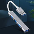 USB Hubs Ultra Slim 4-Port USB 3.0 Hub – High-Speed Multi-Interface Adapter for PC & Laptop. 