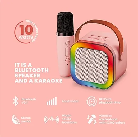 K12%20Speaker%20Machine%20Bluetooth-Compatible%20Wireless%20Karaoke%20Mic%20Speaker%20Multi-Compatibility%20Modes,%20RGB%20Lights%20%7C%20Party%20POP%20Bluetooth%20Speaker%20with%20Mic%20-%20Image%203