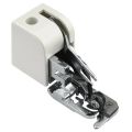 Sewing Machine Presser Foot Press Feet For Brother Household Sewing Machine Parts Side Cutter Overlock Presser Foot - Silver + White.