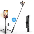 R1s Adjustable 4 in 1 Multifunctional Monopod Selfie Stick & Tripod with Selfie Light & Wireless Bluetooth Remote Control - Selfie Stick & Tripod. 