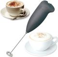 Hand Mixer Cappuccino Coffee Maker - Black.