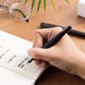 Hongdian 6013 Matte Black Fine Nib Fountain Pen with Metal Box Titanium Black Gift Pen Set.