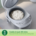 Philips HD3170/62 Series 3000 Digital Mini Rice Cooker | 0.85 Liter.