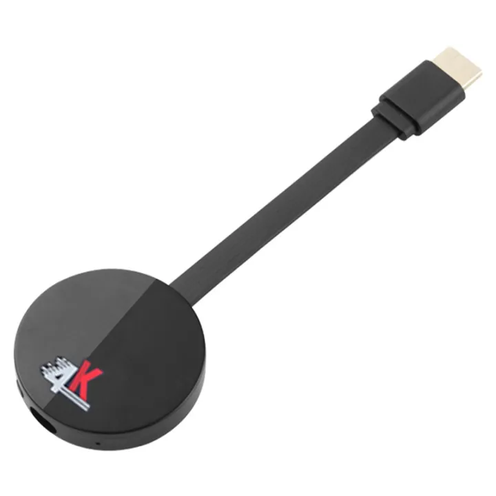 Wireless Display Receiver 4K -Compatible WiFi Display Adapter 5G+2.4G TV Stick for Android/IOS/ Easy Install Easy to Use