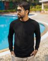 Black Color Full Sleeve T Shirt for Men. 