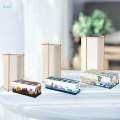 3Pcs Rectangle Silicone Mould Resin Casting DIY Epoxy Soap Mould for Office.