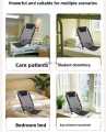 Adjustable Hospital Bed Back Rest | 5-Level Reclining Back Support for Patients, Elderly & Home Care | Foldable & Portable. 