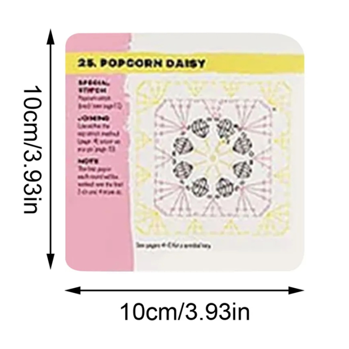 50PCS%20Mix%20&%20Matchs%20Design%20the%20Granny%20Square%20Card%20Decks,Knitting%20Kit%20-%20Image%204
