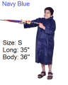 PVC - Polyester Raincoat For baby or Kids ( Boy or Girl )- Navy Blue.