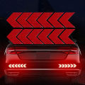 SL 12PCS Big Car Night Warning Reflective Sticker Scratch Modified Electric Motorcycle Body Sticker. 