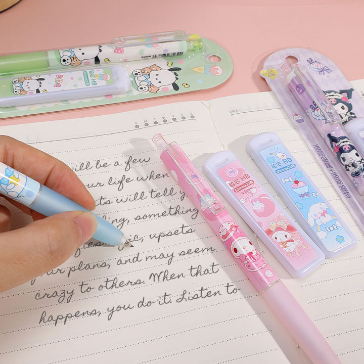 %E3%80%90KuaKe%20Mall%E3%80%91%EF%BC%88NEW%EF%BC%89%5BFunny%20Bunny%20Toy%20Store%5D0.5Mm%20Mechanical%20Pencil%20Lead%20Set%20Kawaii%20Anime%20Kuromi%20My%20Melody%20Cute%20Students%20Stationery%20Color%20-%20Image%202