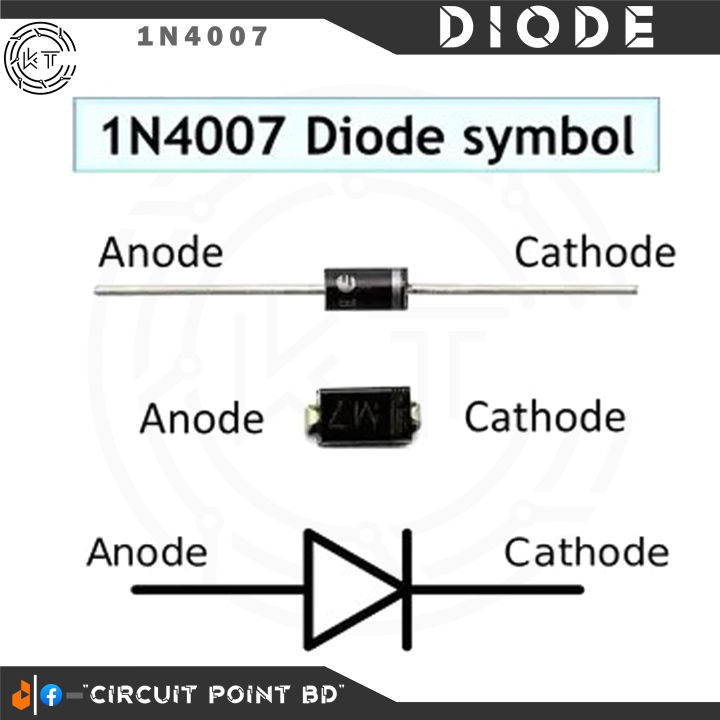 15/25/50Pcs%201N4007%20General%20Rectifier%20Diode,%201000V%201A%20General%20Purpose%20Electronic%20Silicon%20Junction%20Diode%20Rectifier%20Diode.%20-%20Image%203