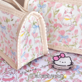 Pink Tulip Large Capacity Pencil Bag High-Value Waterproof Stationery Bag.
