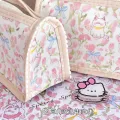 Pink Tulip Large Capacity Pencil Bag High-Value Waterproof Stationery Bag.