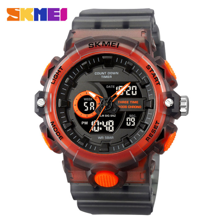 Skmei Fashion Men's Watch Simple Dual Time Countdown