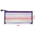 2 pcs Pencil and Pen Net Bag Multiclour.