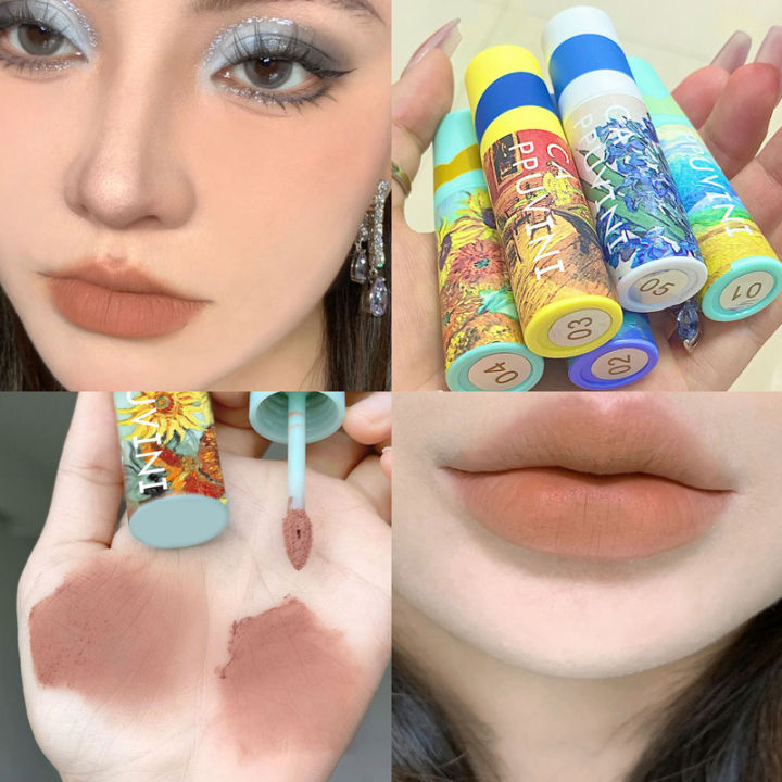 Cappuvini%20Velvet%20Matte%20Lip%20Gloss%20Lip%20Mud%20Non-stick%20Cup%20Moisturizing%20Lipstick%20-%20Image%208