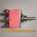 6Pin Momentary ON-OFF-ON TOGGLE Switch 3 Terminal 15mm Long Head AC 250V 15A 6 Pin 3 Positions SPDT ON-OFF-ON Miniature Toggle Switch. 
