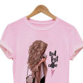 Pink Cotton Half Sleeve T-Shirt For Women - T Shirt For Women. 