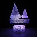 World Landmark Building 3D Illusion LED Table Lamp Night Light 7 Colors Change Nightlight Gift for Men Women Kids Boys Teens.