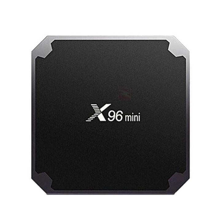 X96 Mini Android Smart TV Box 2GB RAM and 16GB ROM - Black