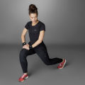 Adidas ADIZERO TEE BLACK T-SHIRTS.