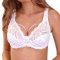 Lace Bra Plus Size Ultra Thin Women's Underwear Bra Short Underwire Big Cup Push Up Adjustable Bra Big Bra Lace Bra. 