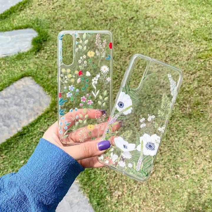 Cute%20Flower%20Painted%20Phone%20Case%20for%20Samsung%20S24%20S22%20S21%20S20%20FE%20Ultra%20Clear%20Silicone%20Cases%20for%20Samsung%20Galaxy%20S23%20Plus%20Ultra%20Shell%20-%20Image%205