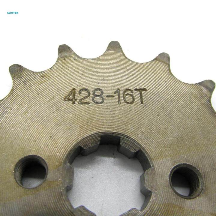 Pignone 428 13 Denti Alesaggio 17mm Per Cross Bike, Pit Bike, Quad, ATV, Monkey Dax
